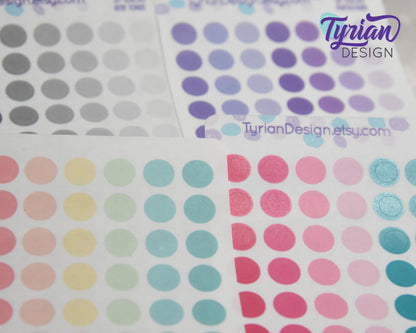 7mm Dot stickers | 56 Stickers