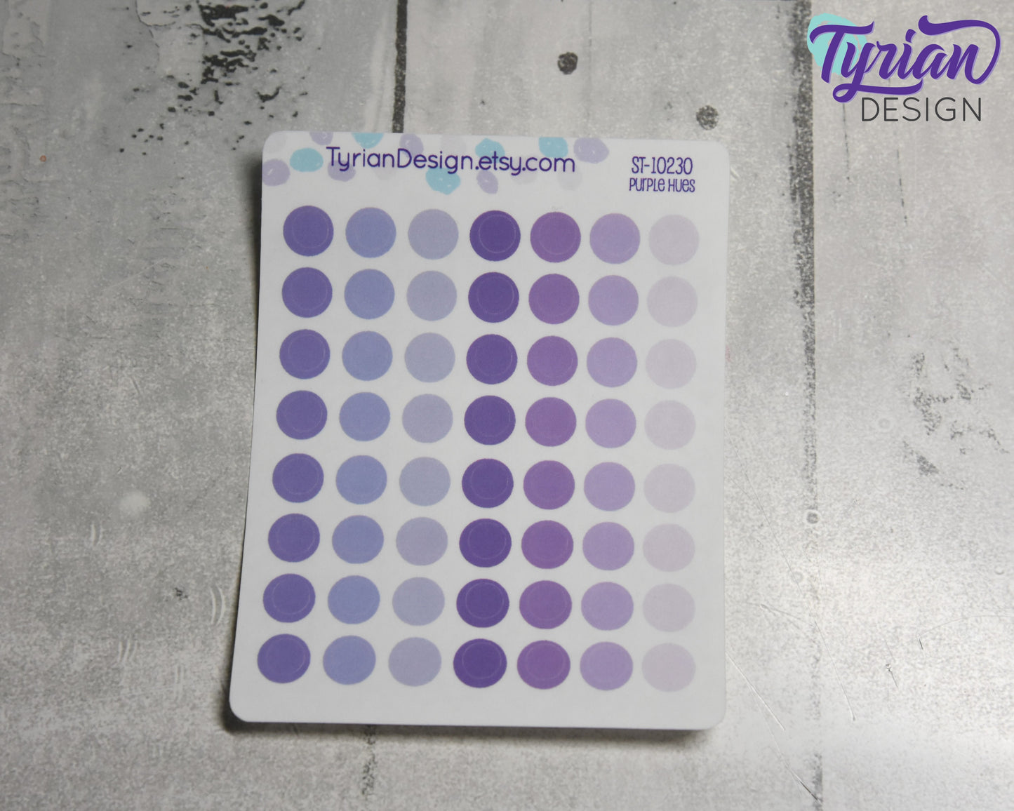 7mm Dot stickers | 56 Stickers | Various Colors