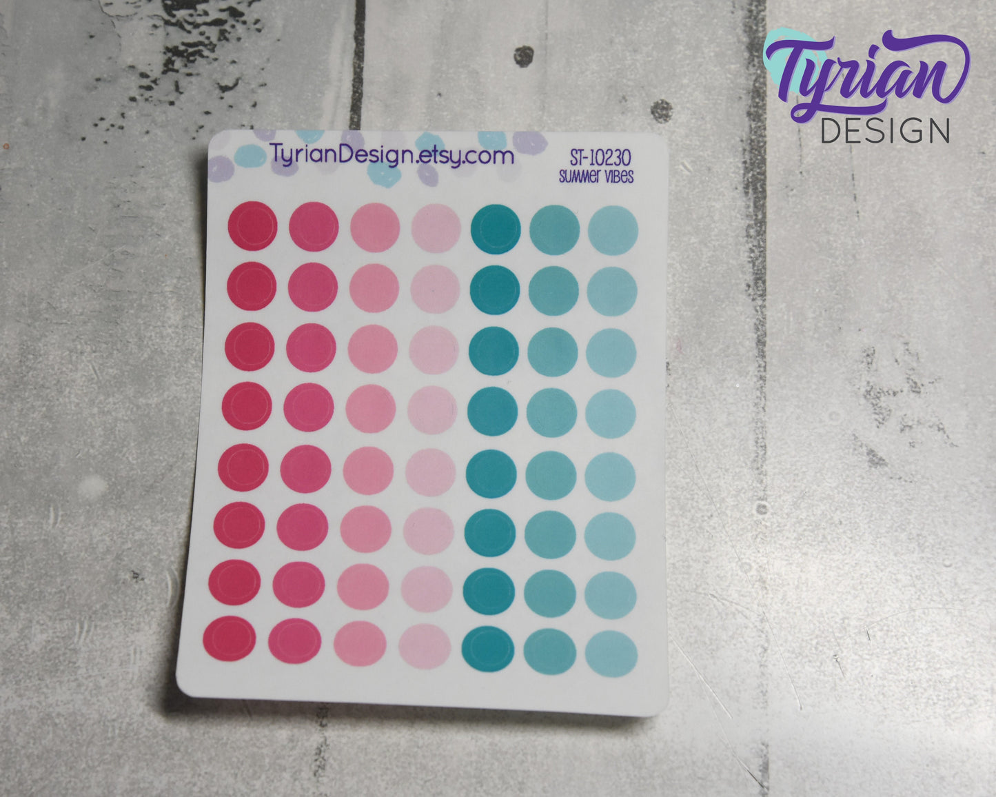 7mm Dot stickers | 56 Stickers