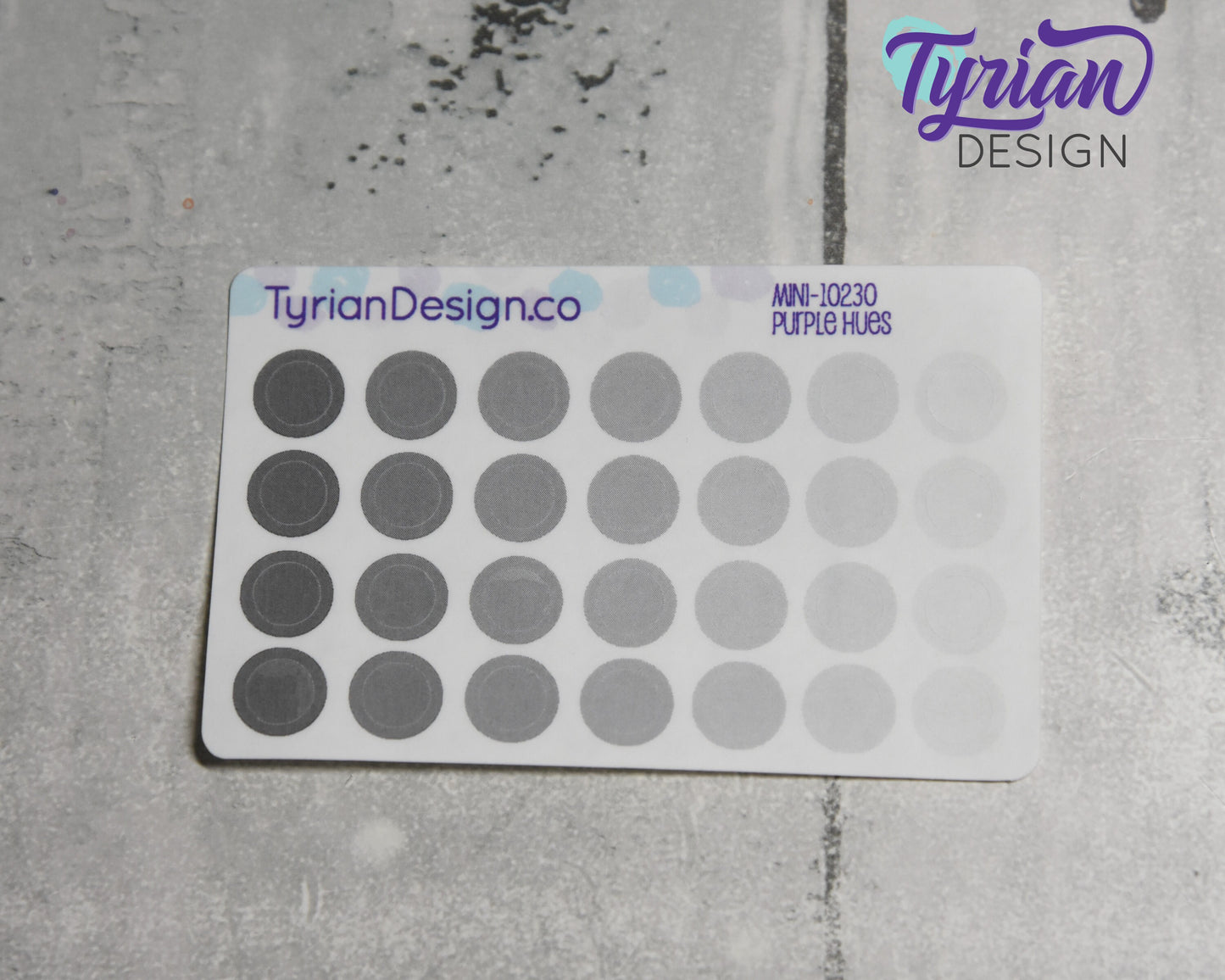 7mm Dot Stickers | Mini Sheet | 28 Stickers.