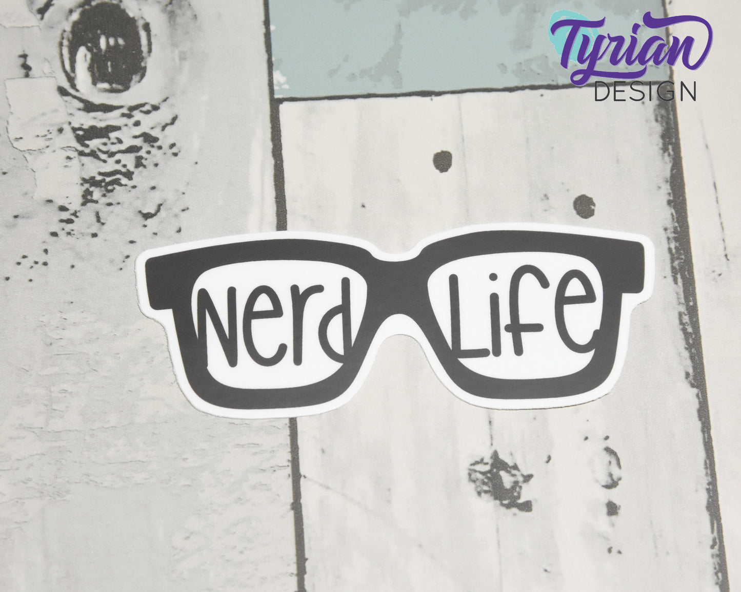 Nerd Life Vinyl Sticker |  4x1.5"