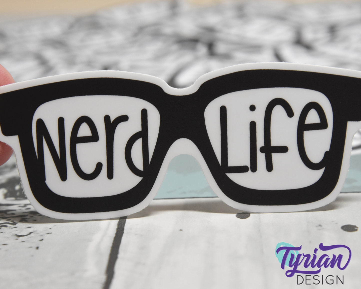 Nerd Life Vinyl Sticker |  4x1.5"