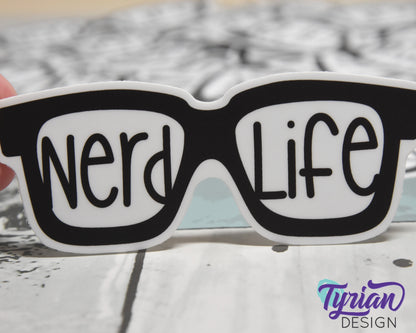 Nerd Life Vinyl Sticker |  4x1.5"
