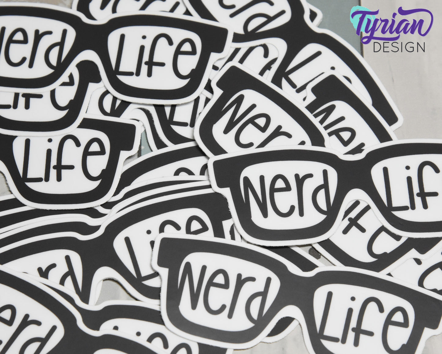 Nerd Life Vinyl Sticker |  4x1.5"