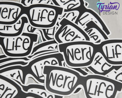 Nerd Life Vinyl Sticker |  4x1.5"