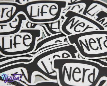 Nerd Life Vinyl Sticker |  4x1.5"