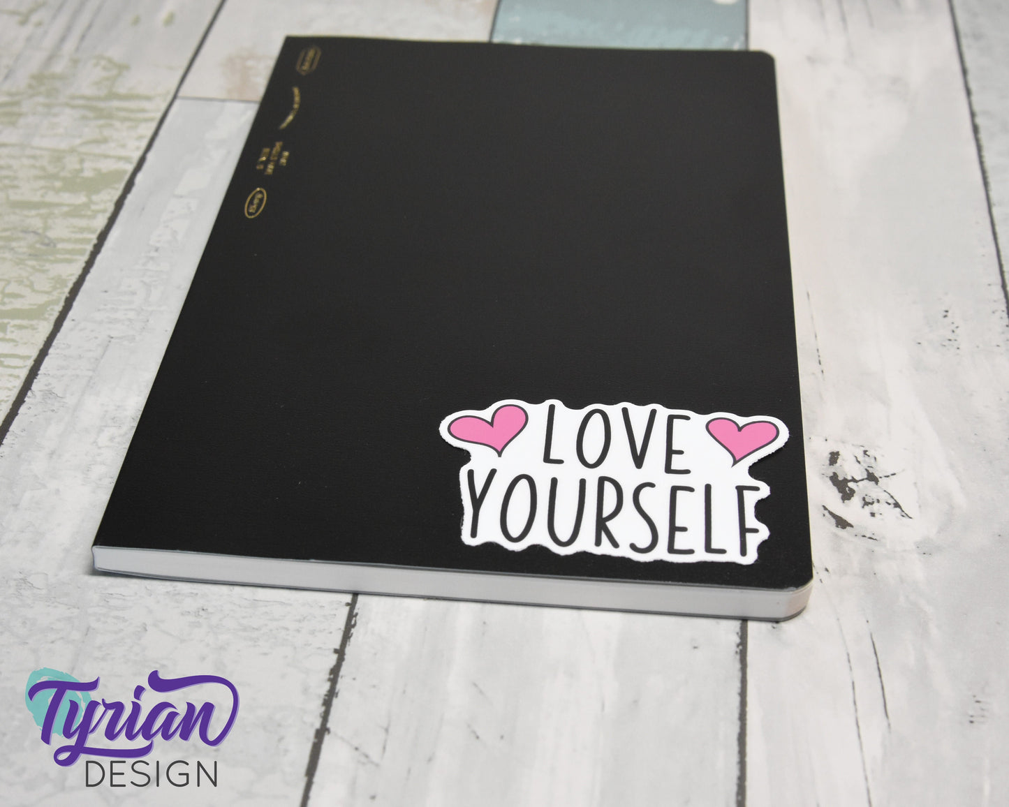 Love Yourself Vinyl Sticker | high quality weather proof vinyl | 3 x 2" | Water Bottle sticker | Laptop Sticker | Journal Sticker
