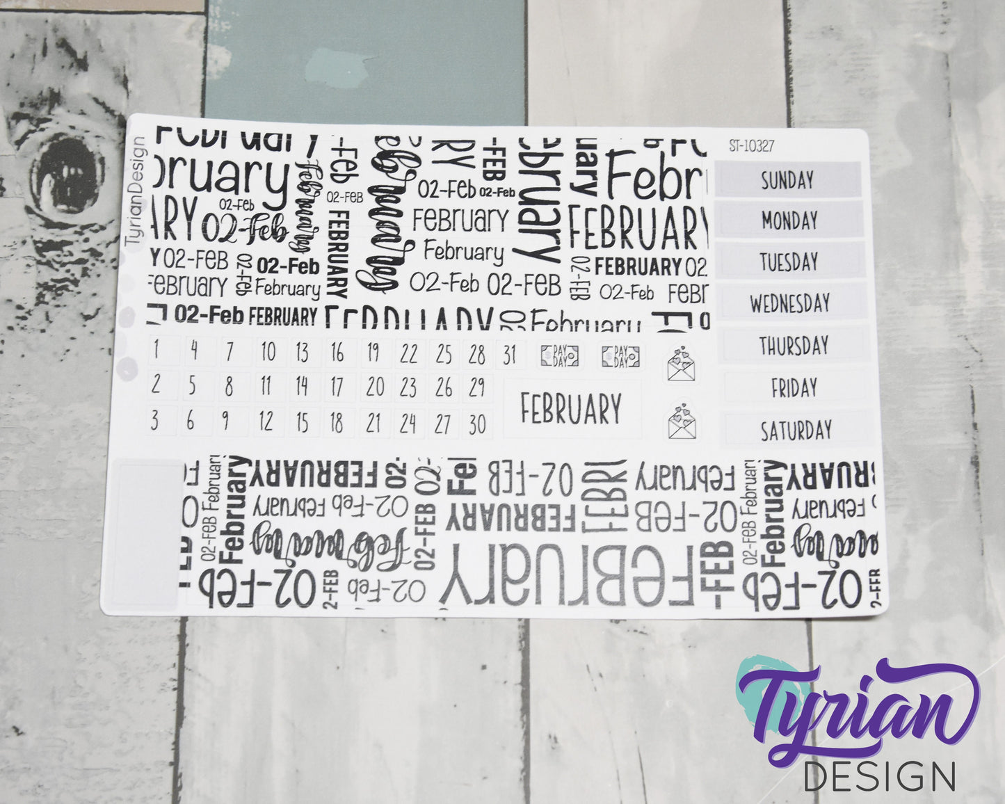 February Monthly Kit | Hobonichi Cousin