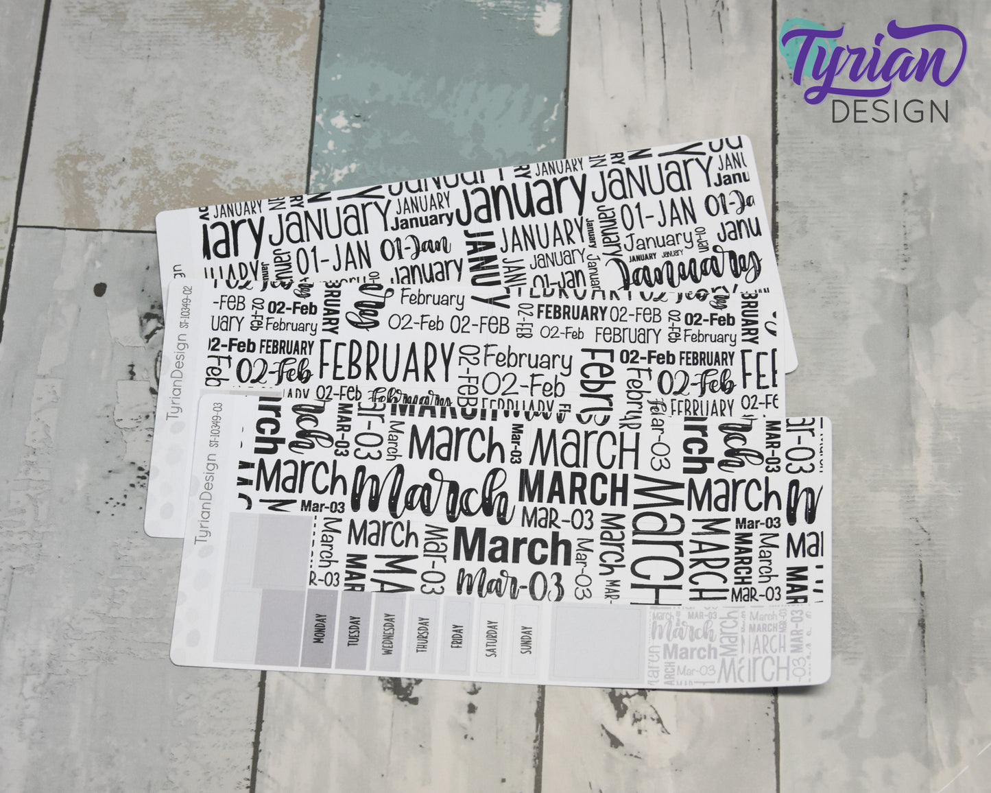 April Monthly Kit | Hobonichi Weeks | 17 Stickers