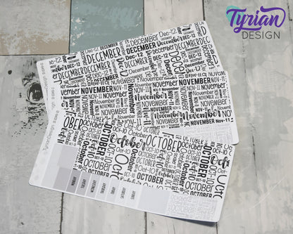 February Monthly Kit | Hobonichi Weeks | 17 Stickers