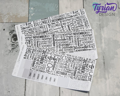April Monthly Kit | Hobonichi Weeks | 17 Stickers