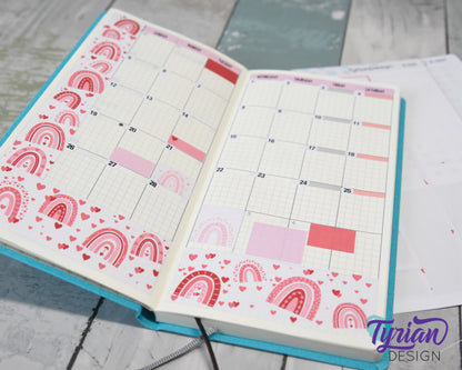 Love Rainbow Monthly Kit | Hobonichi Weeks | 17 Stickers