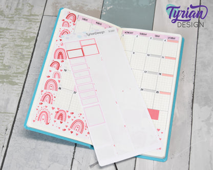 Love Rainbow Monthly Kit | Hobonichi Weeks | 17 Stickers