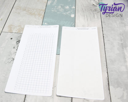 365 Tracker Full Page Sticker Hobonichi Weeks | 1 Sticker | Sized to fit full page