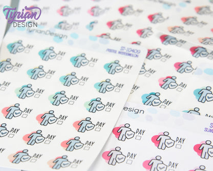 Life Insurance Stickers | 24 stickers | .75 x .6" Stickers