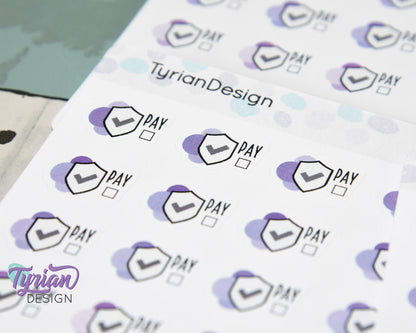 General Insurance Stickers | 24 stickers | .71 x .53" Sticker size