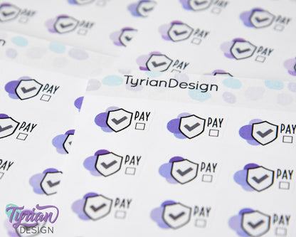 General Insurance Stickers | 24 stickers | .71 x .53" Sticker size