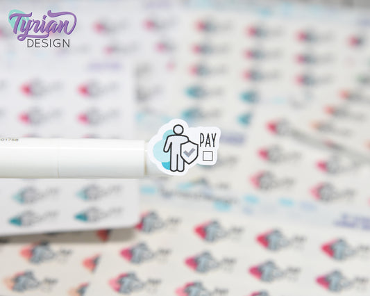 Life Insurance Stickers | 24 stickers | .75 x .6" Stickers