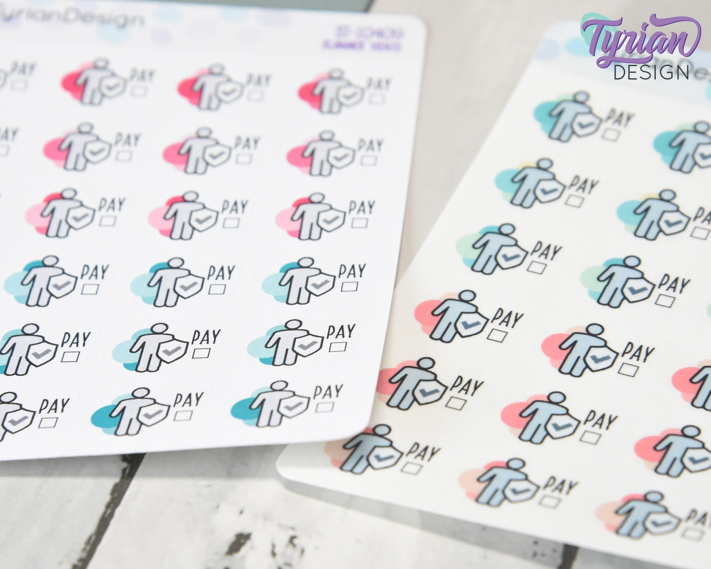 Life Insurance Stickers | 24 stickers | .75 x .6" Stickers