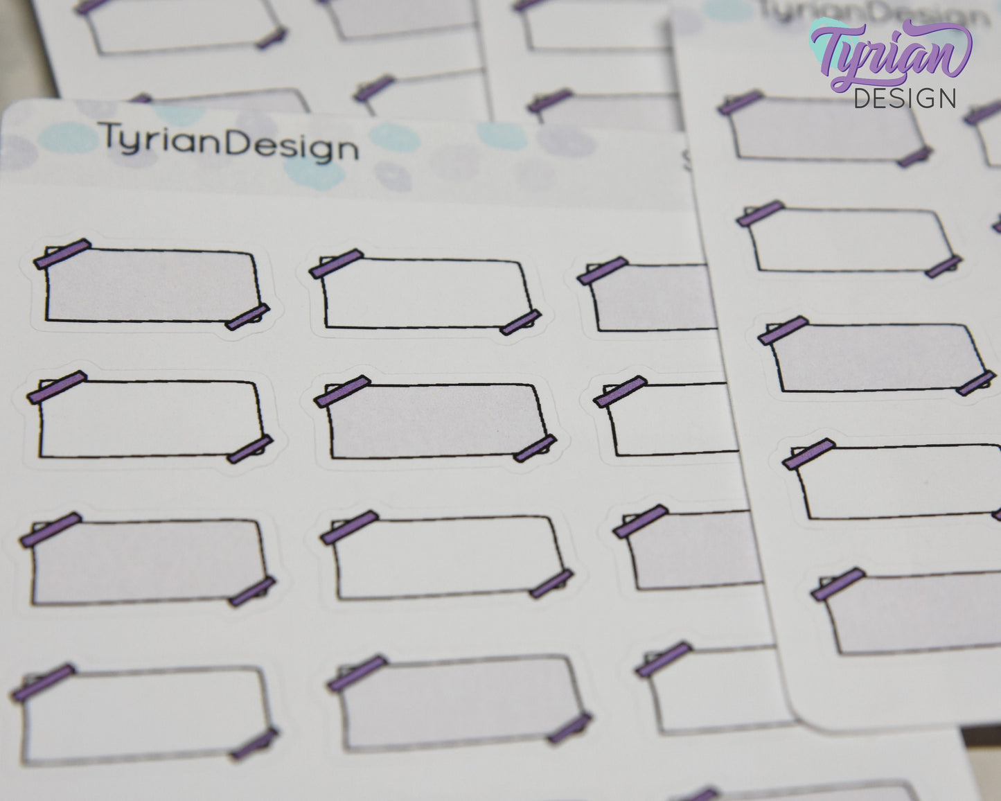 Sticky Note Stickers | 15 Stickers | 1" x .6" Each | Various Colors
