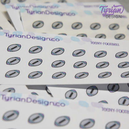 Football Stickers | 18 stickers | .4 x .41" each