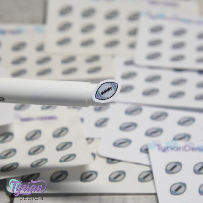 Football Stickers | 18 stickers | .4 x .41" each