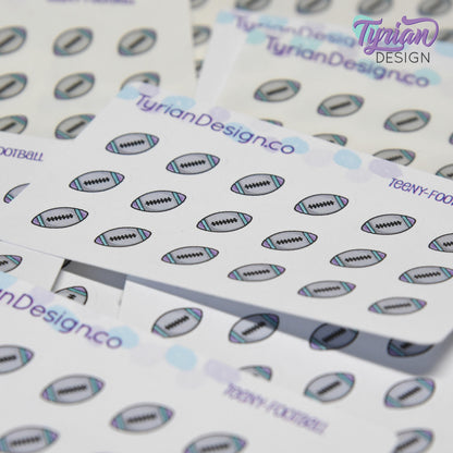 Football Stickers | 18 stickers | .4 x .41" each