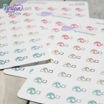 Meds Stickers | 35 Stickers | .6 x .42" each.