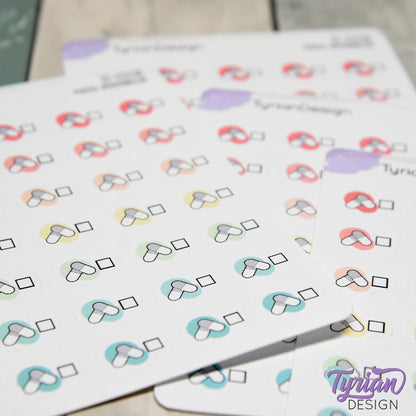 Meds Stickers | 35 Stickers | .6 x .42" each.