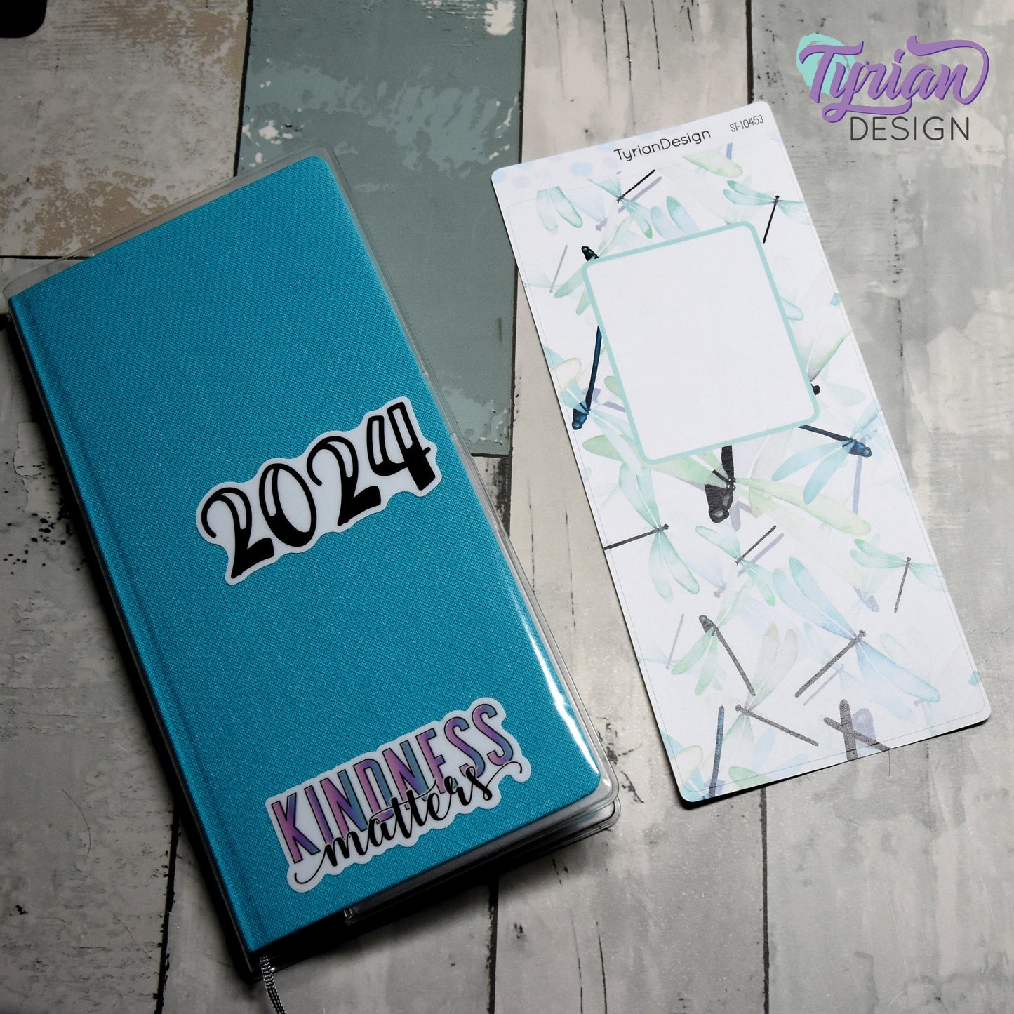 Dragonfly Cover Sticker | Hobonichi Weeks | 1 Sticker