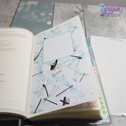 Dragonfly Cover Sticker | Hobonichi Weeks | 1 Sticker