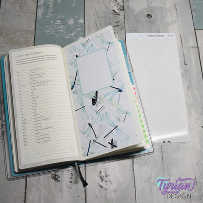 Dragonfly Cover Sticker | Hobonichi Weeks | 1 Sticker