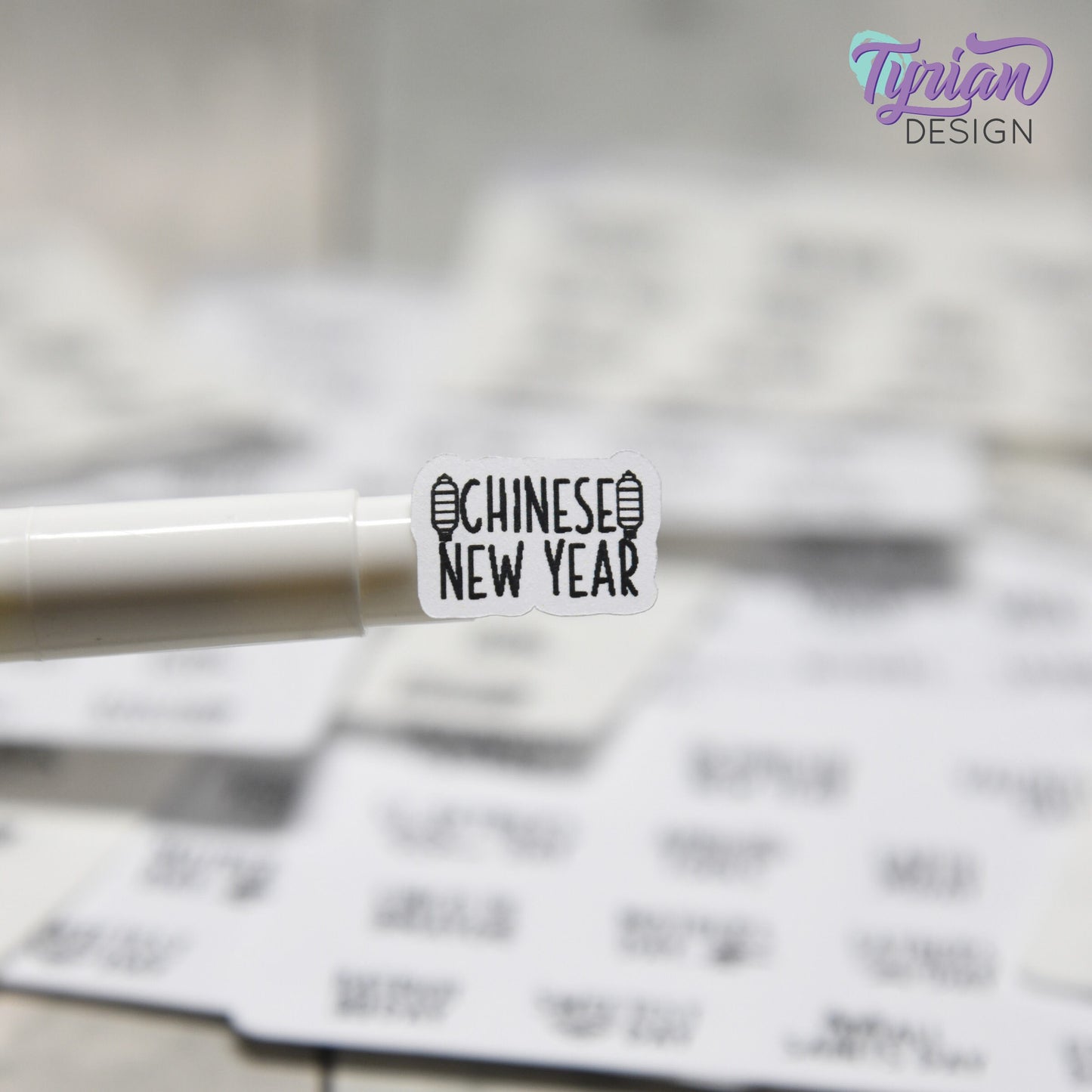 Tiny Holiday Stickers Pt 2 | 15 Stickers| Font: Charley