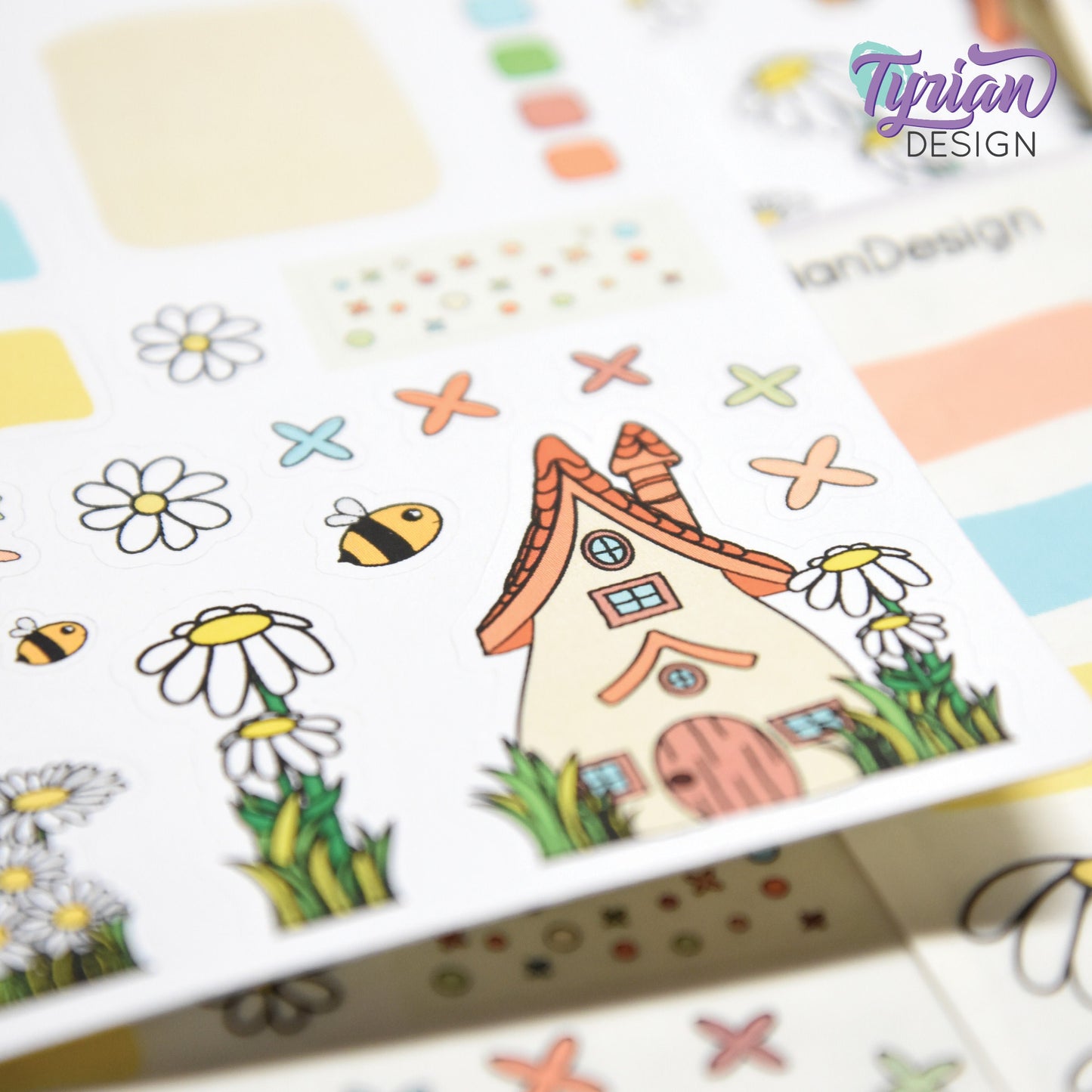 Daisy House Journal Stickers | 20 Stickers