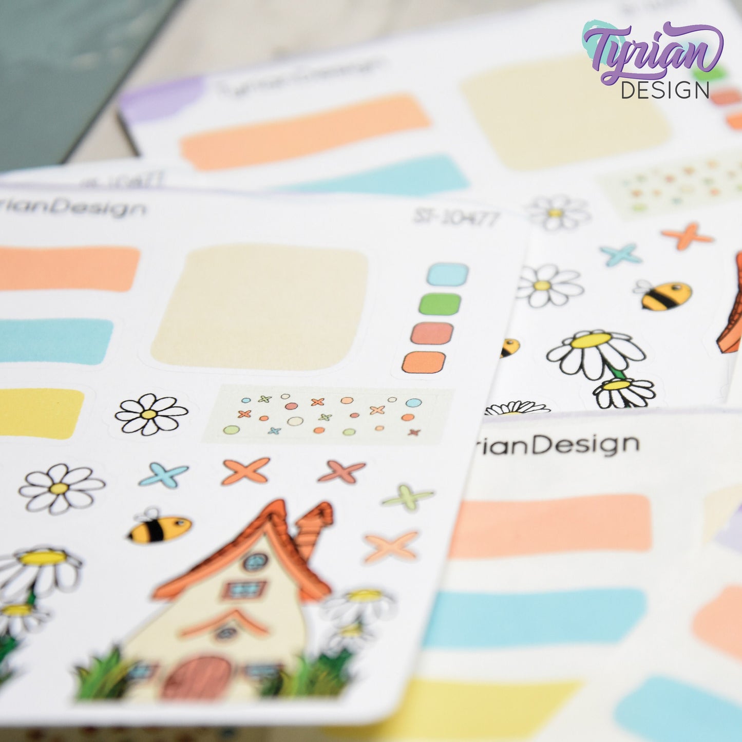 Daisy House Journal Stickers | 20 Stickers