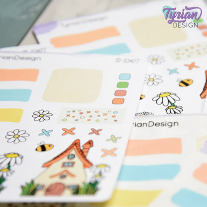 Daisy House Journal Stickers | 20 Stickers