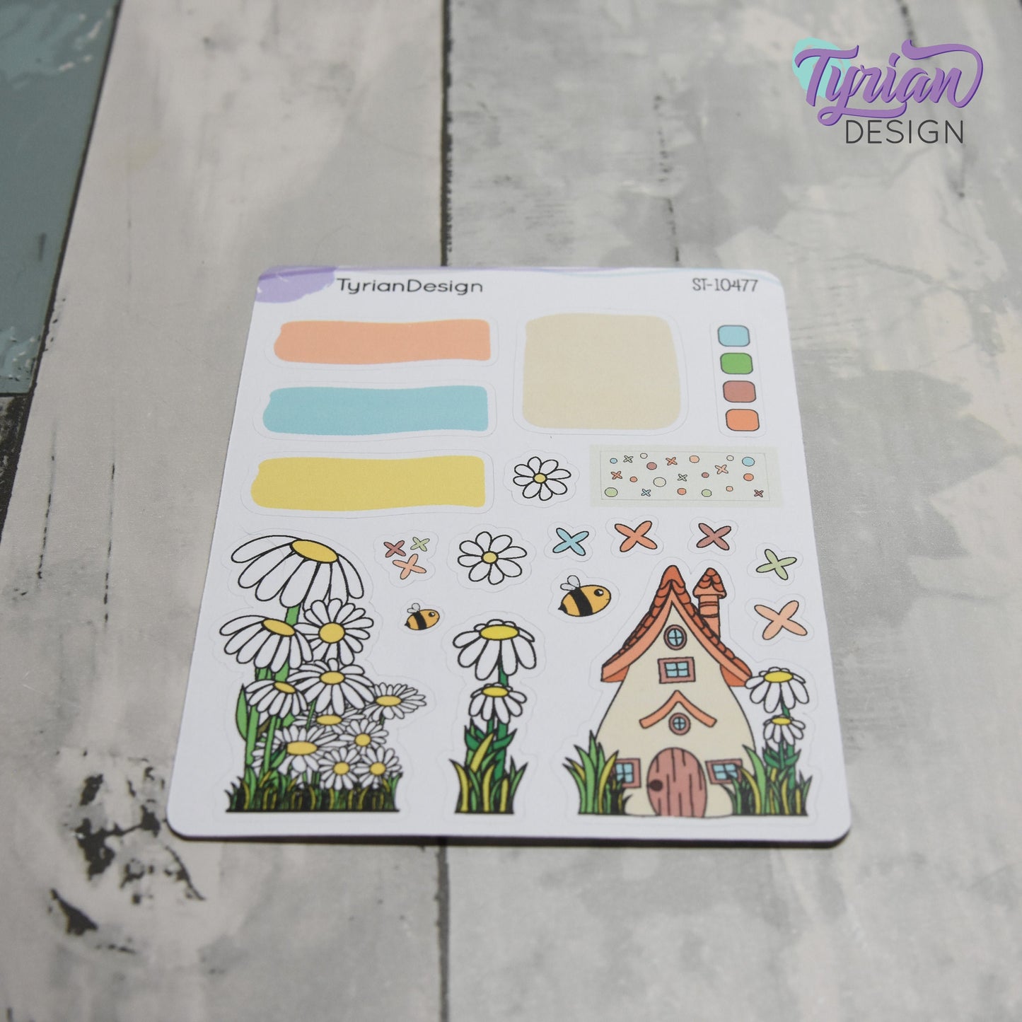 Daisy House Journal Stickers | 20 Stickers