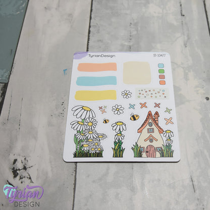 Daisy House Journal Stickers | 20 Stickers