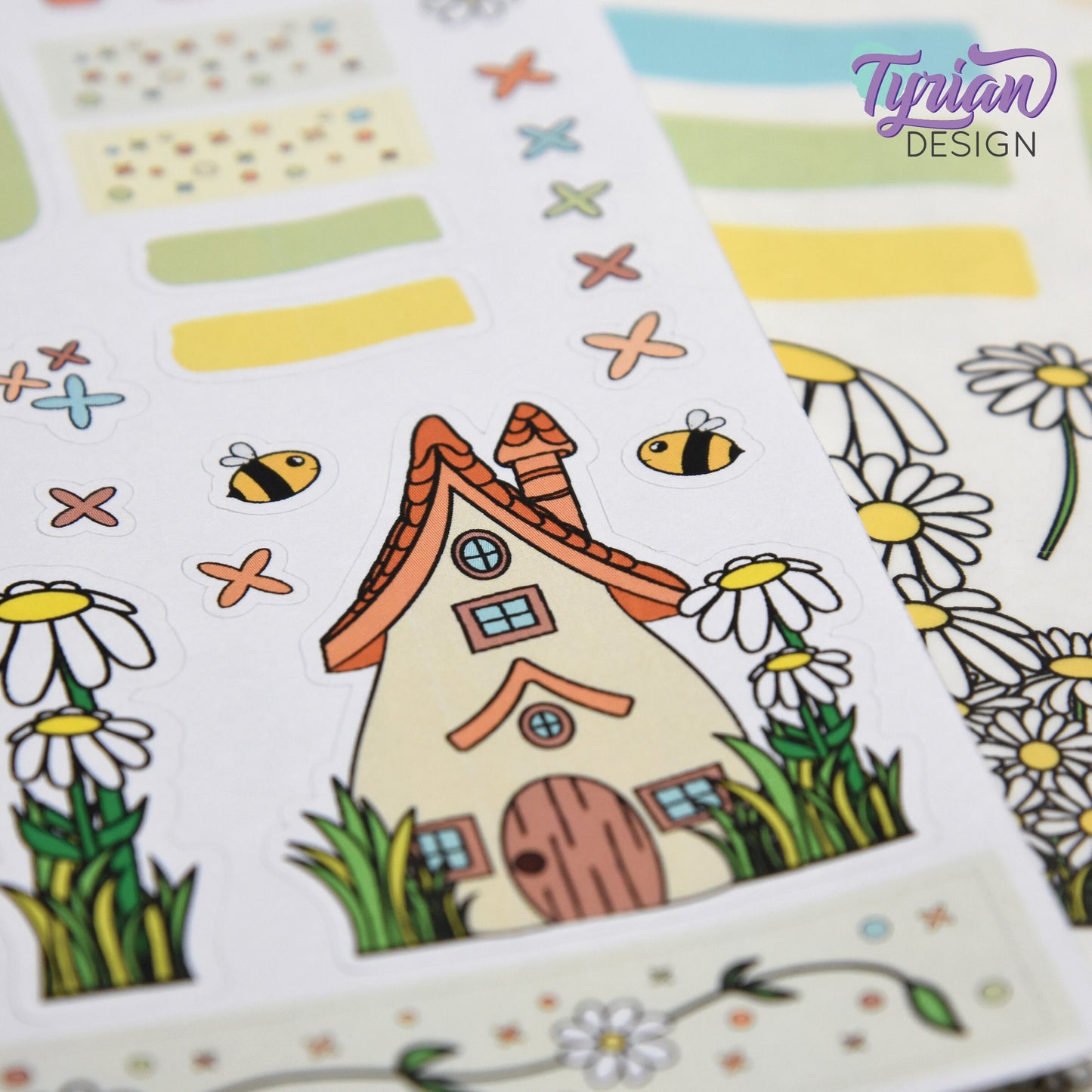 Daisy House Journal Stickers | 36 Stickers