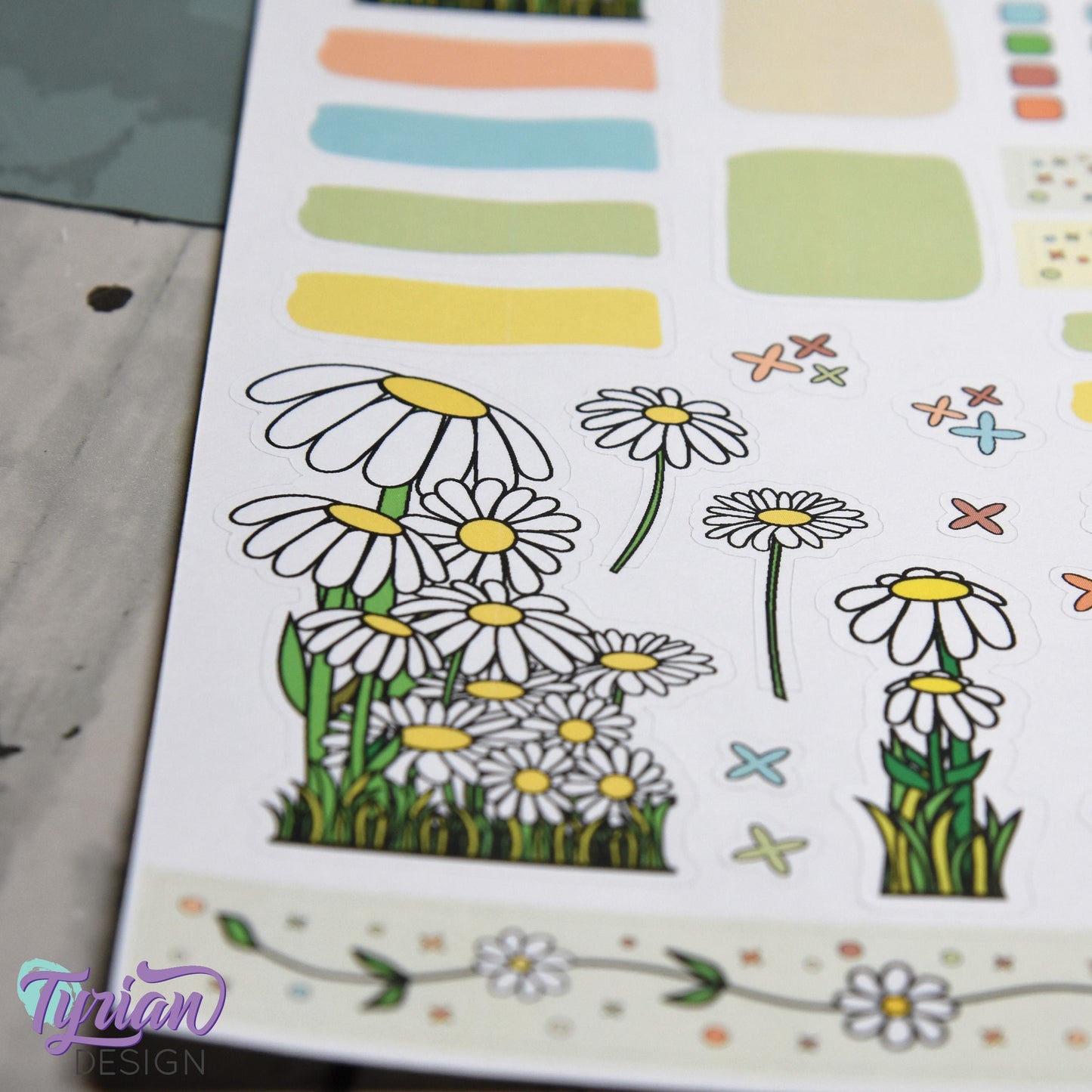 Daisy House Journal Stickers | 36 Stickers