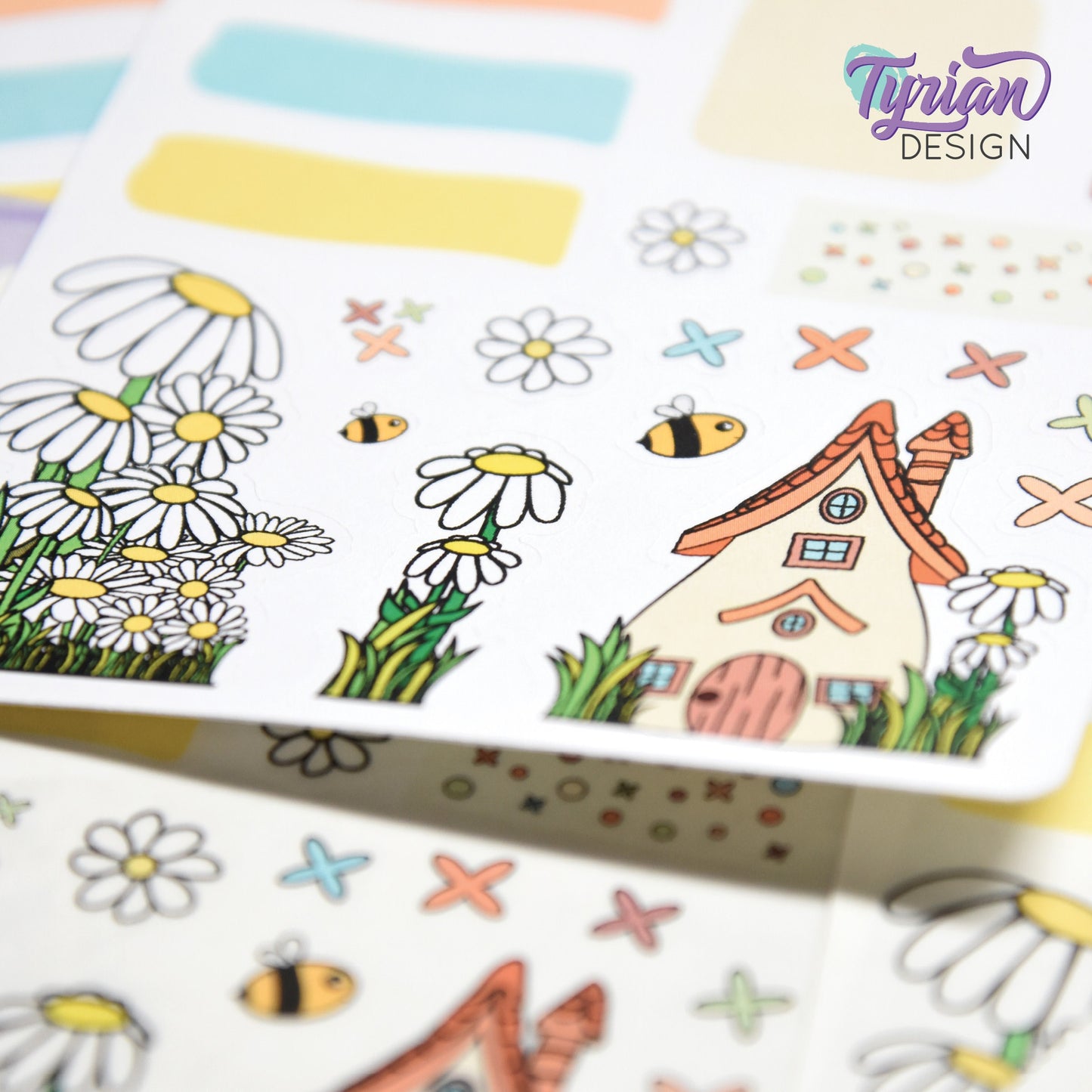 Daisy House Journal Stickers | 20 Stickers