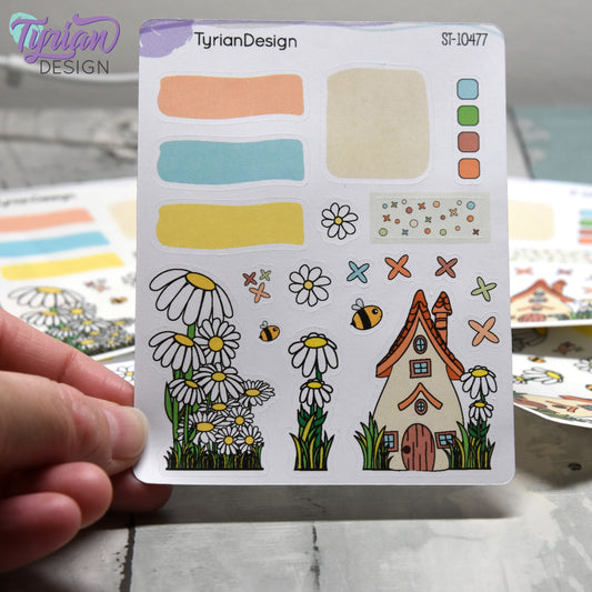 Daisy House Journal Stickers | 20 Stickers
