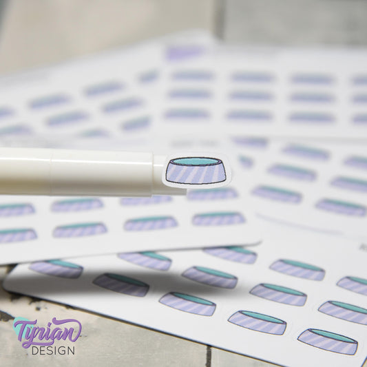 Pool Stickers | 15 stickers | .6 x .34" each