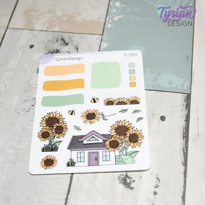Sunflower House Journal Stickers | 16 Stickers