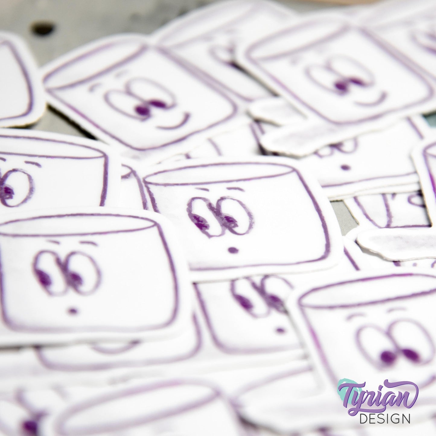 BFF Friends Sticker | Waterproof, Weatherproof & Durable | 2.5" x 1.2" | Tumbler Sticker | Dishwasher Safe | Sketchy Mellows Sticker