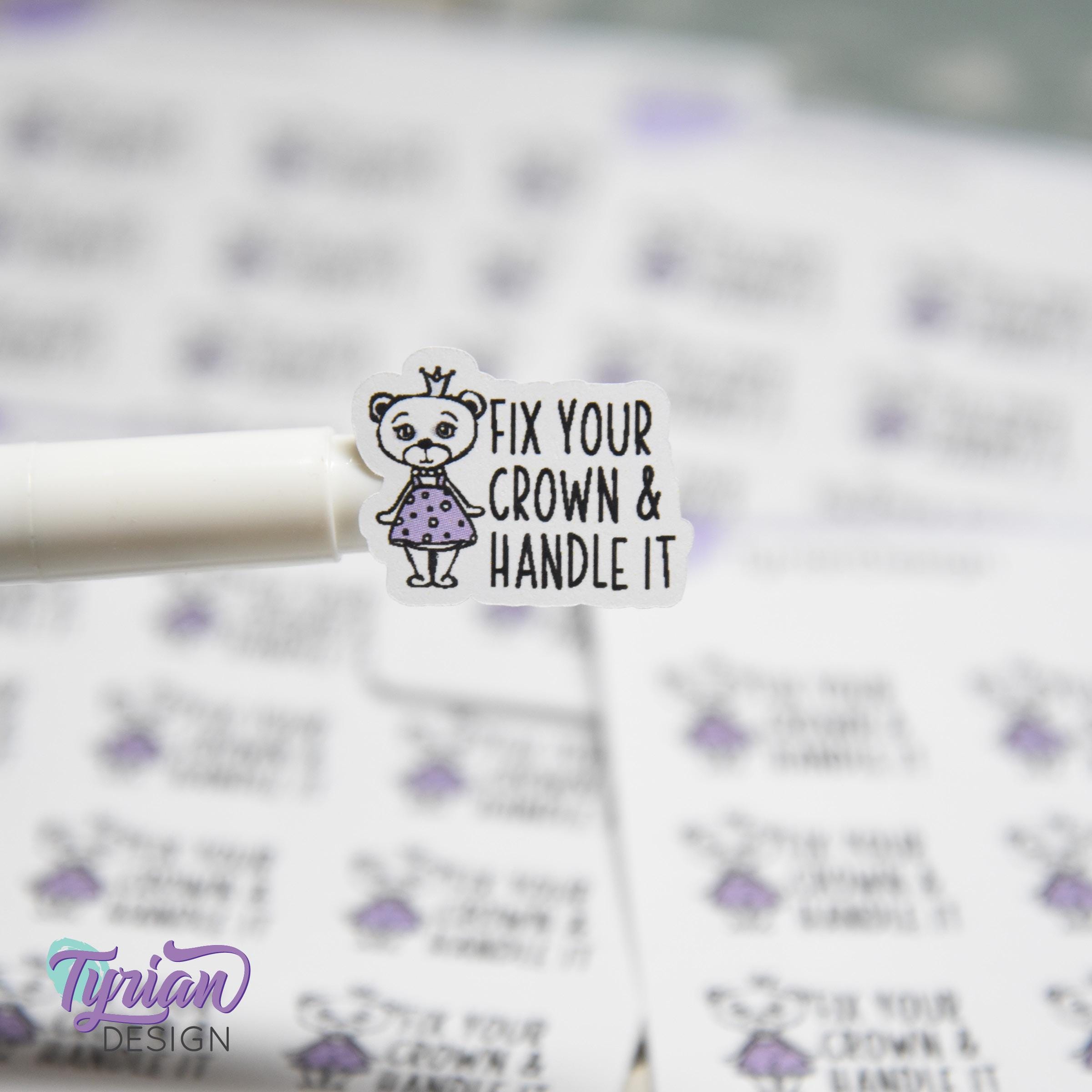 Fix Your Crown Stickers | 12 Stickers | 1