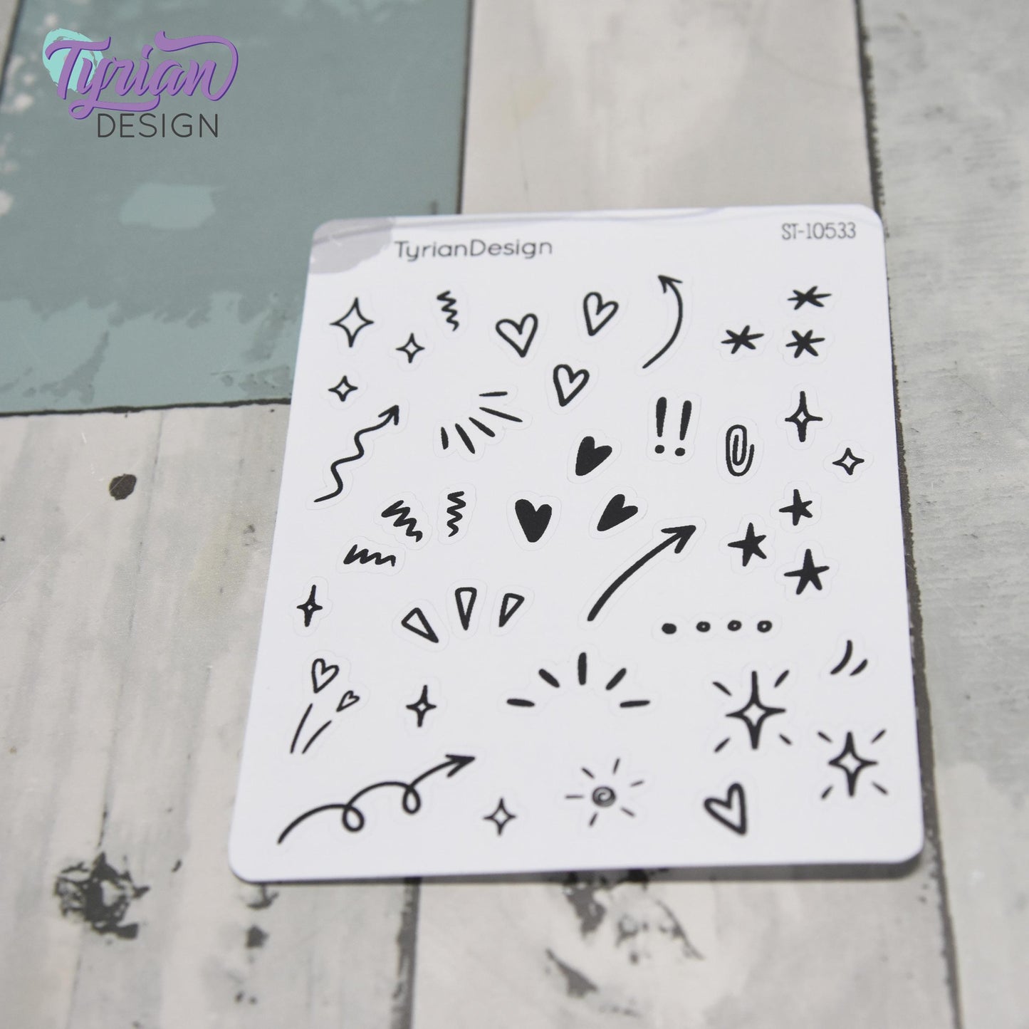 Planner Doodle Stickers | 42 Mini Stickers