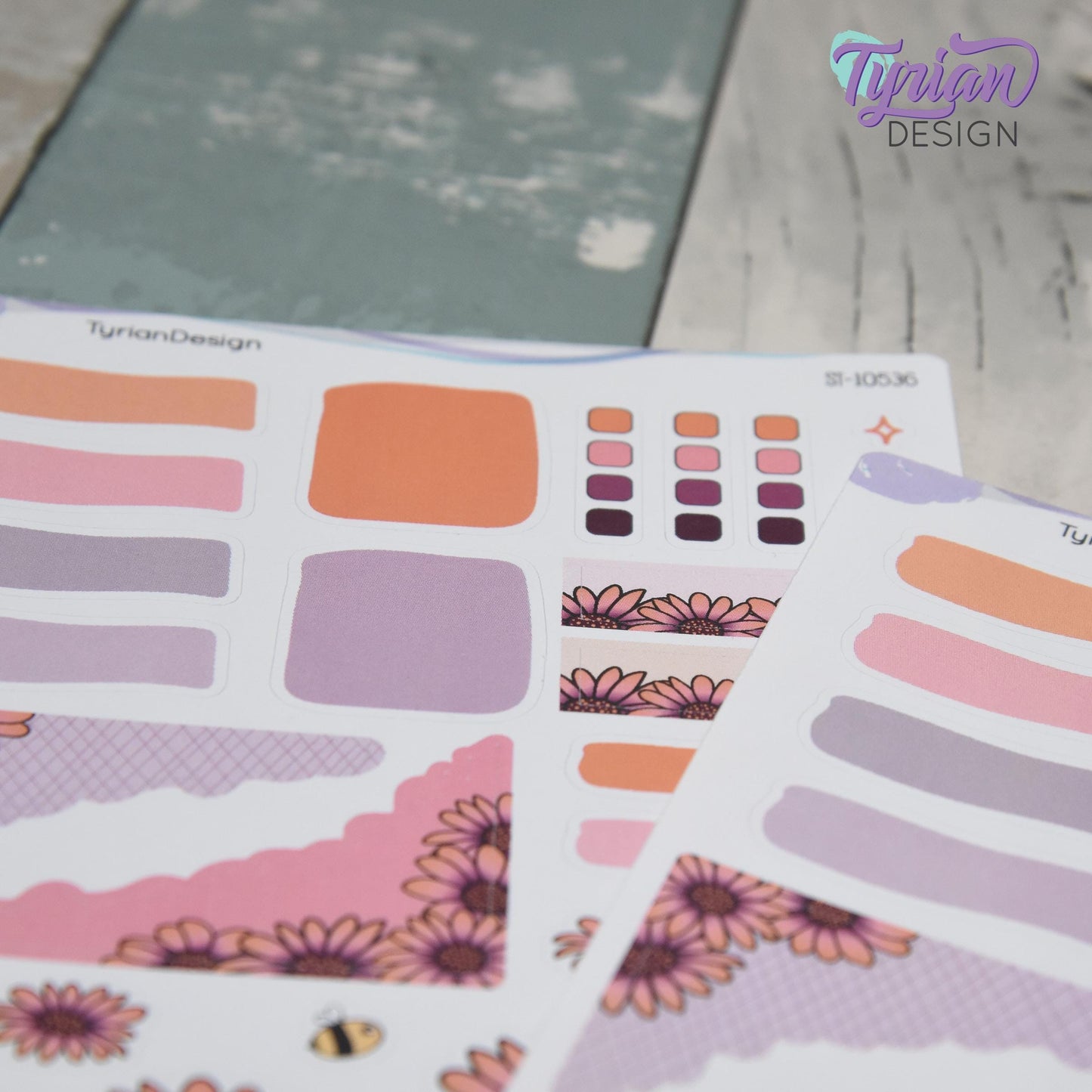 African Daisy House Journal Stickers  | 34 Stickers