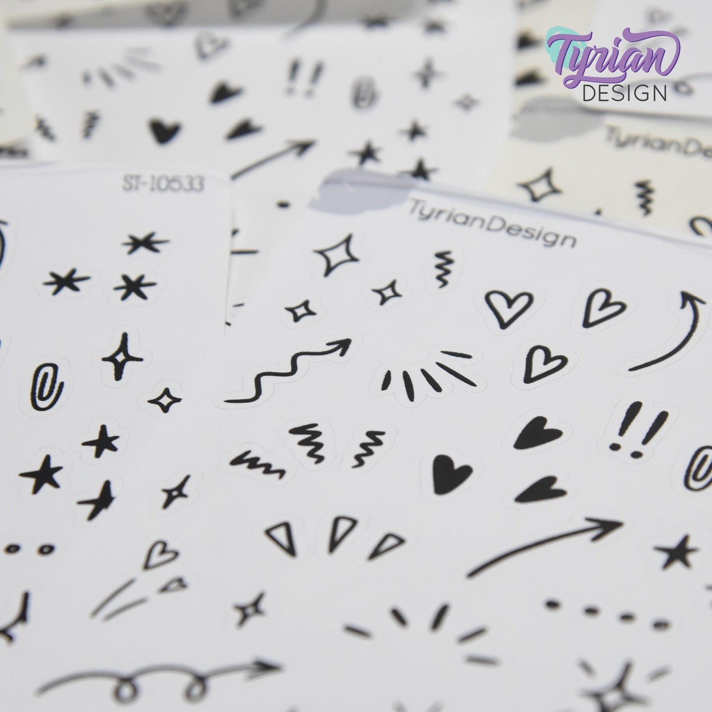 Planner Doodle Stickers | 42 Mini Stickers