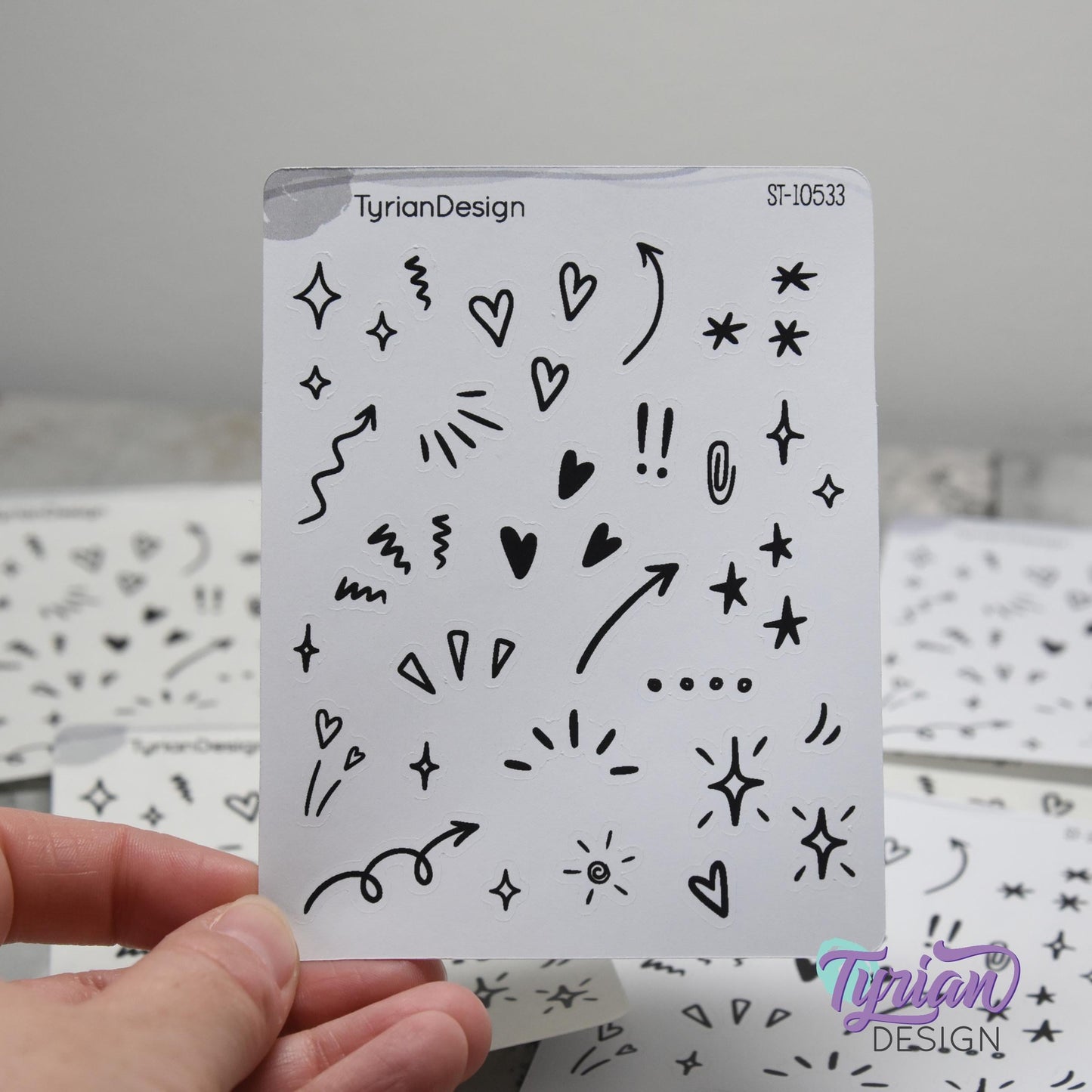 Planner Doodle Stickers | 42 Mini Stickers